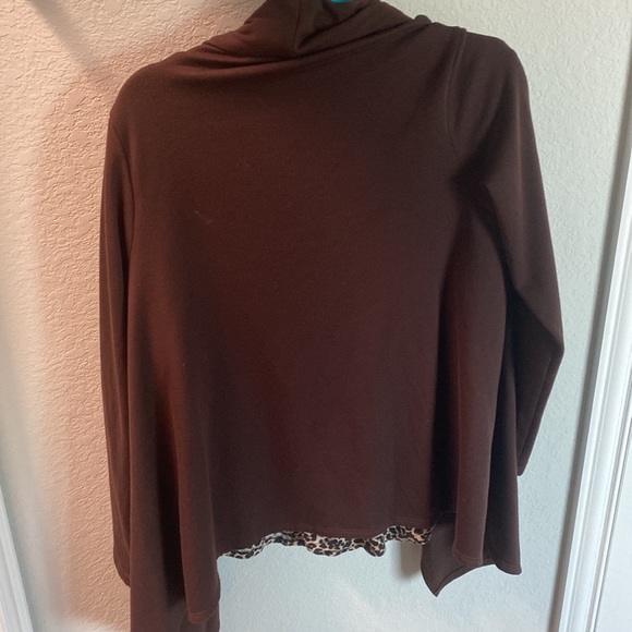 Soft brown, cardigan/cape - Picture 3 of 4